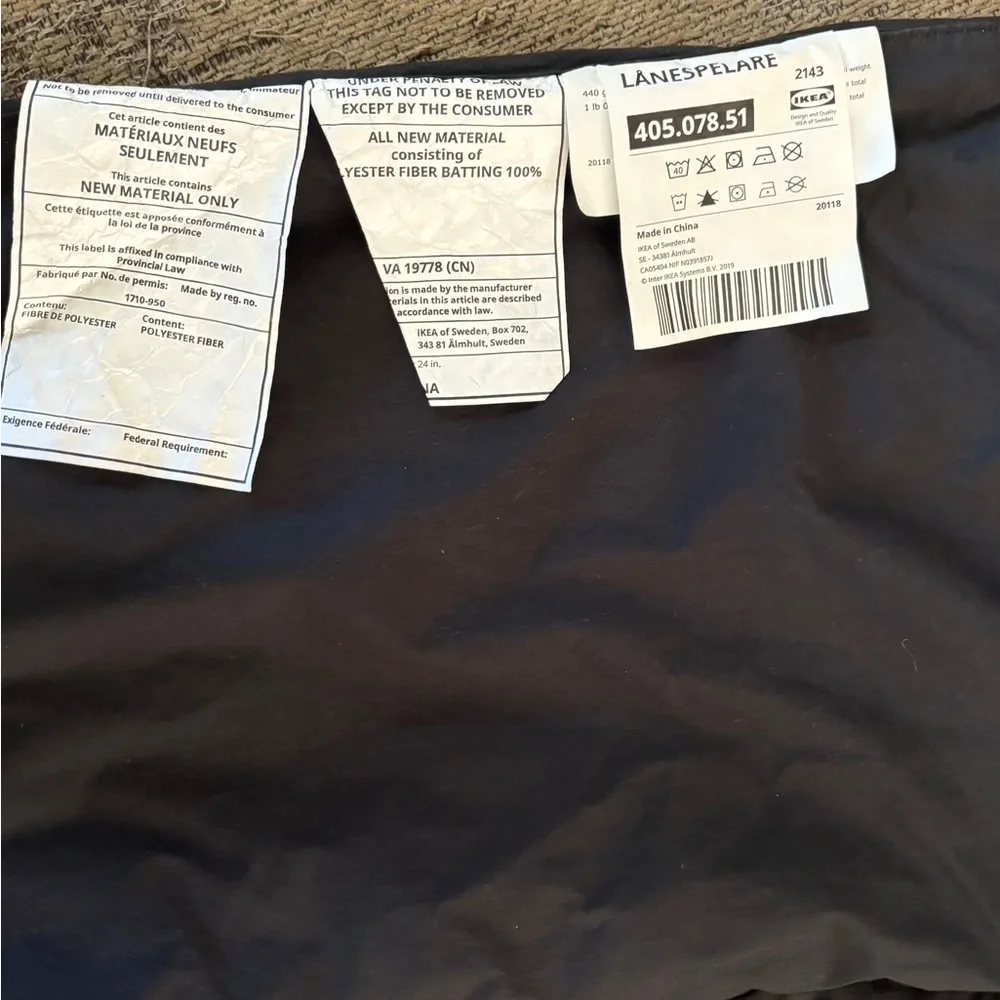 IKEA LANESPELARE Multi-Functional Cushion Blanket Gaming Computer Cozy Dorm